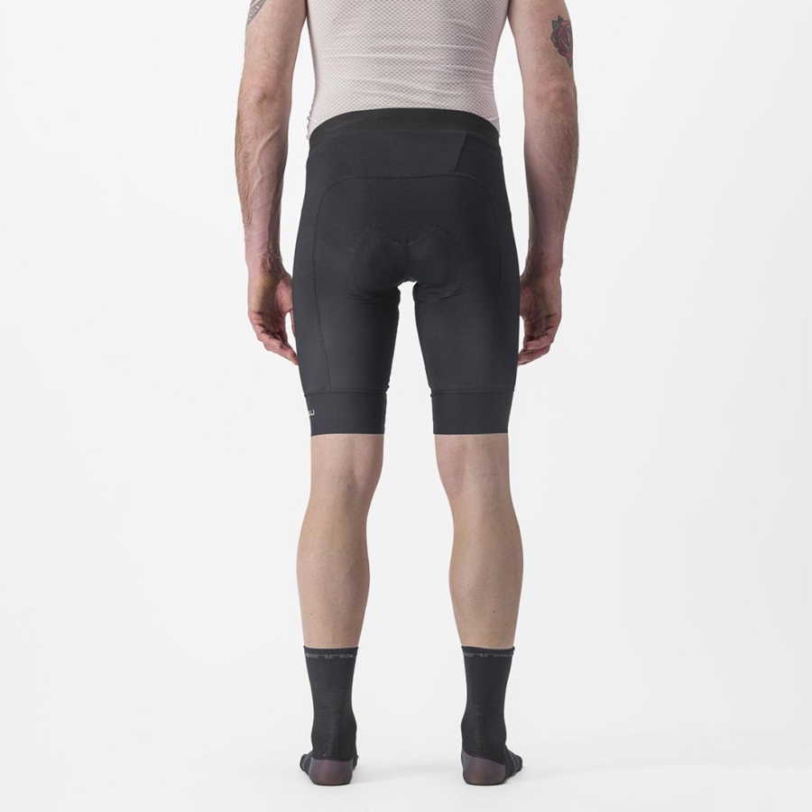 Castelli TRAIL LINER メンズ ショートパンツ 黒 | 063129-GNA