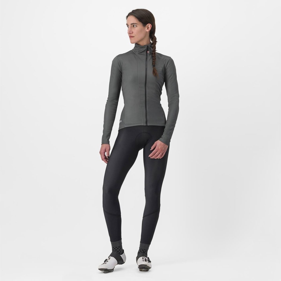 Castelli TRANSITION 2 W レディース ジャケット グレー | 457298-BMQ