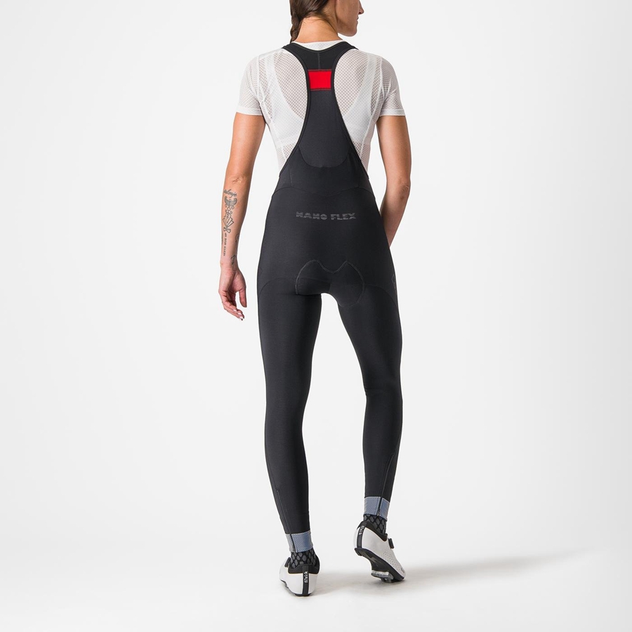 Castelli TUTTO NANO W レディース ビブタイツ 黒 | 609735-EXY