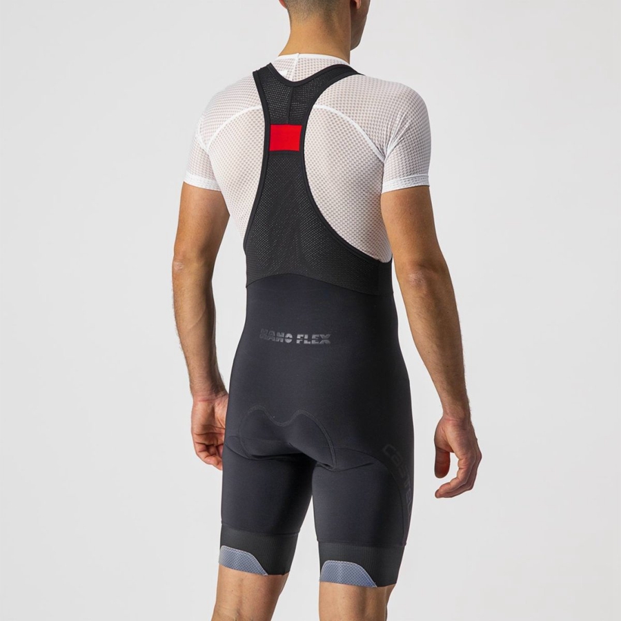 Castelli TUTTO NANO メンズ ビブショーツ 黒 | 347260-MAK