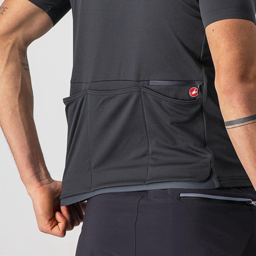 Castelli UNLIMITED ALLROAD メンズ ユニフォーム 暗グレー | 079352-GFJ