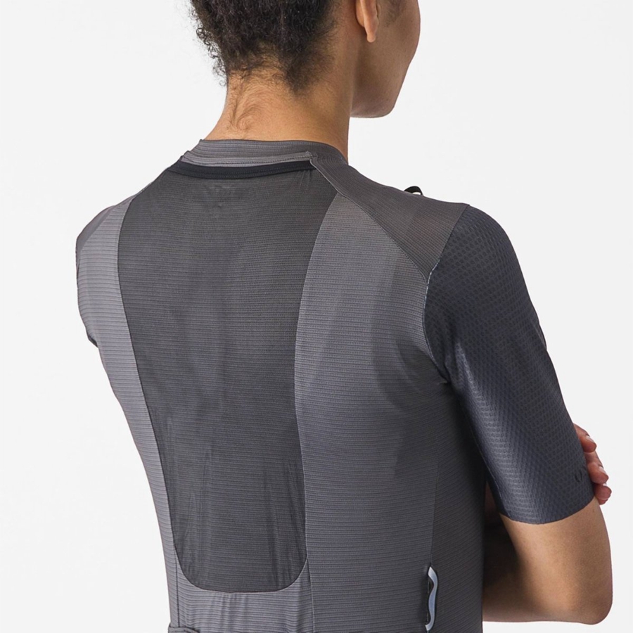 Castelli UNLIMITED PRO W レディース ユニフォーム 暗グレー | 345678-YWO