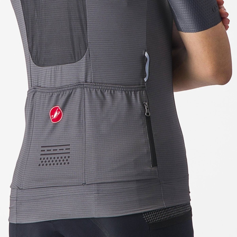 Castelli UNLIMITED PRO W レディース ユニフォーム 暗グレー | 345678-YWO