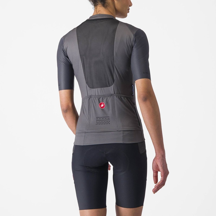 Castelli UNLIMITED PRO W レディース ユニフォーム 暗グレー | 345678-YWO