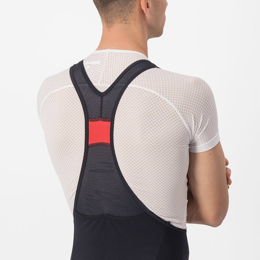 Castelli UNLIMITED THERMAL メンズ ビブショーツ 黒 | 526018-BYR