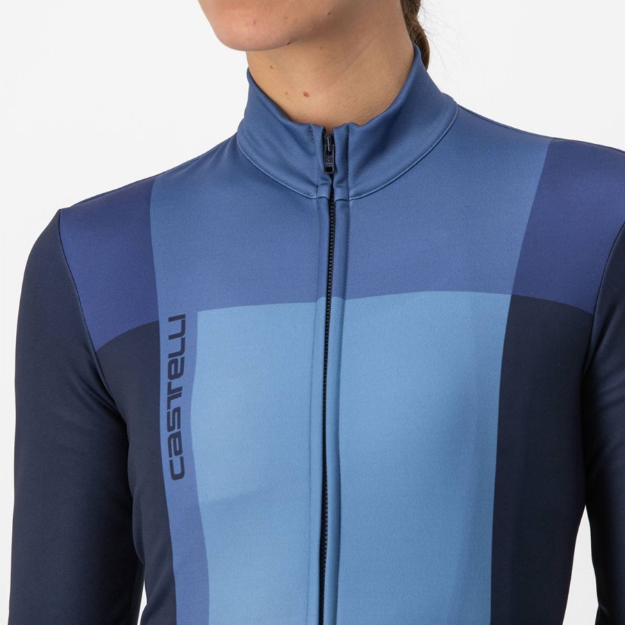 Castelli UNLIMITED W THERMAL レディース ユニフォーム 青 青 | 427096-XEJ