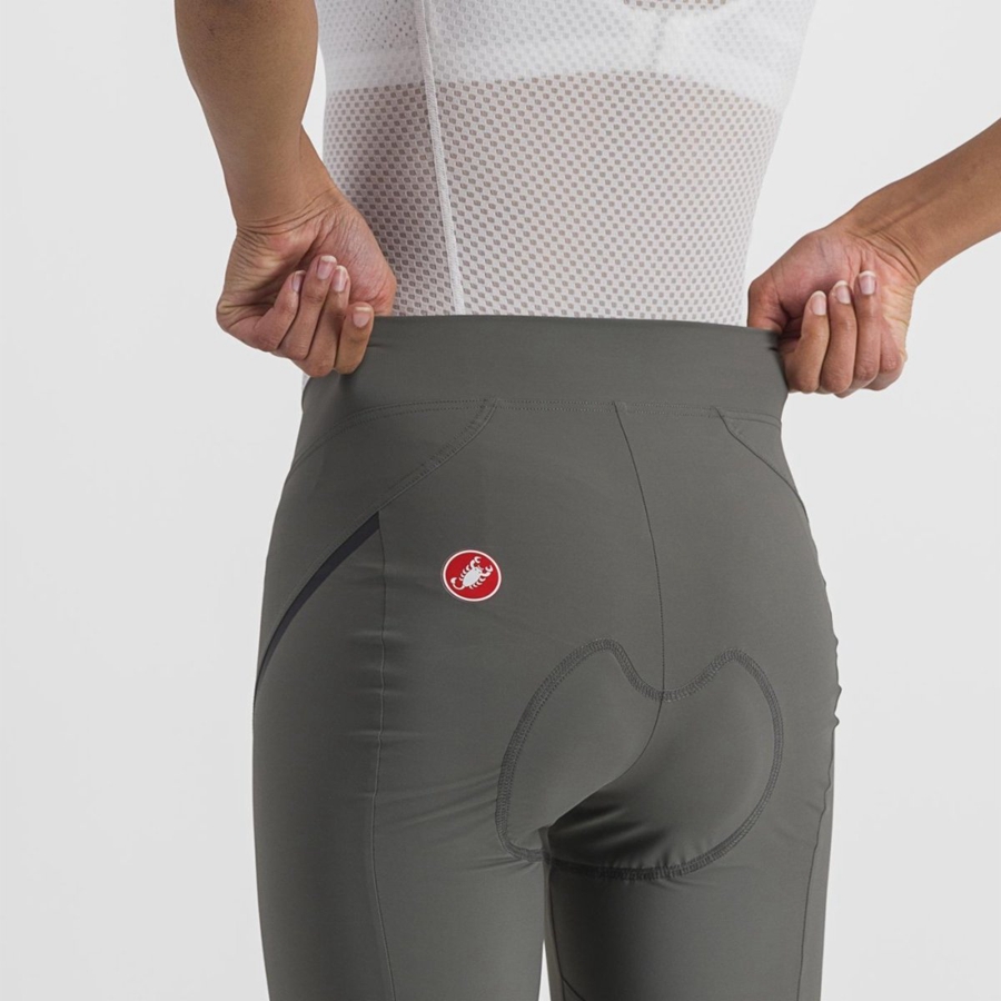 Castelli VELOCISSIMA 3 KNICKER レディース レギンス グレー 暗グレー | 514269-UQI