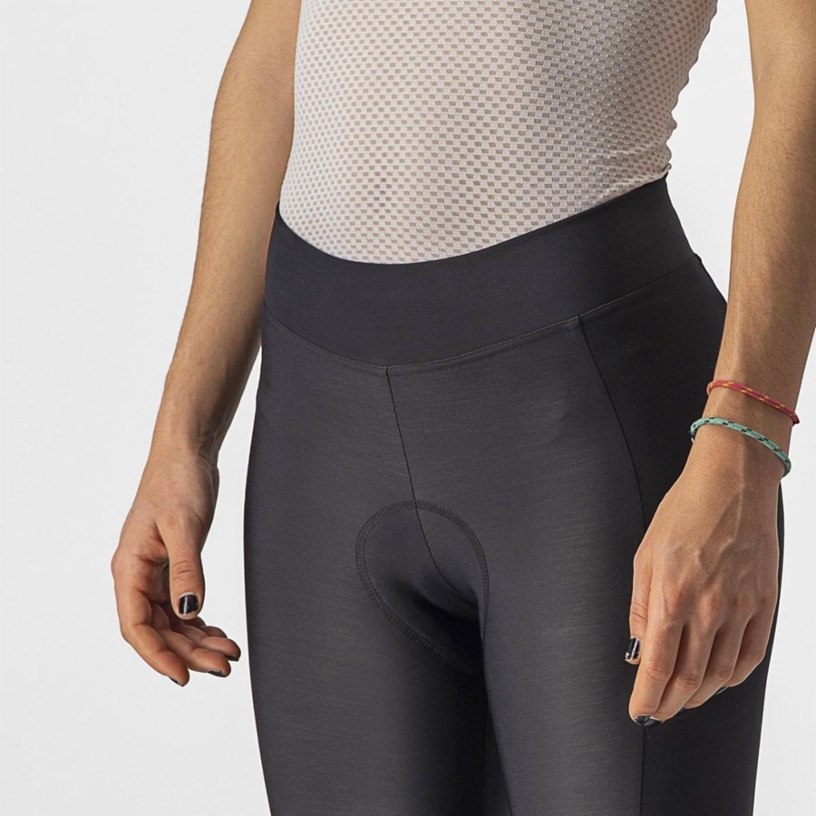 Castelli VELOCISSIMA THERMAL KNICKER レディース レギンス 黒 黒 | 972645-UZN