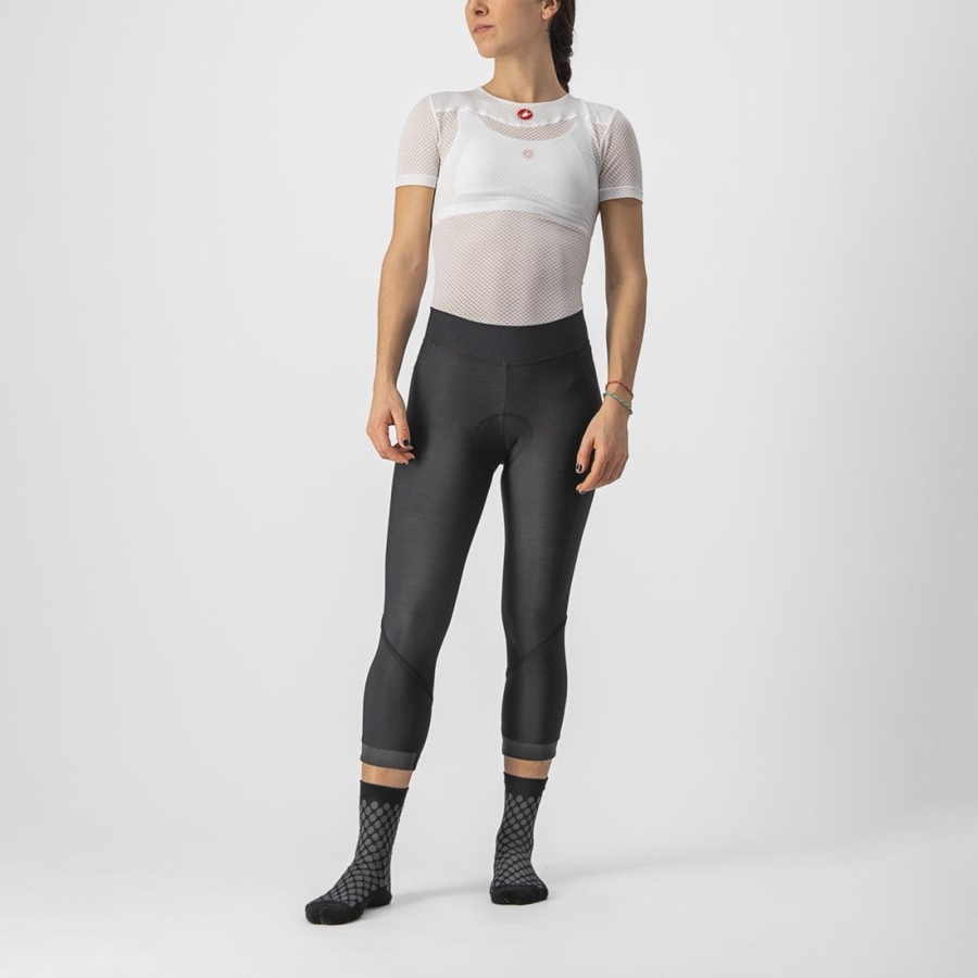 Castelli VELOCISSIMA THERMAL KNICKER レディース レギンス 黒 黒 | 972645-UZN