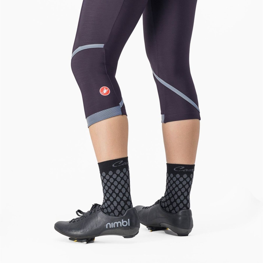 Castelli VELOCISSIMA THERMAL KNICKER レディース レギンス シルバー | 297364-PBN