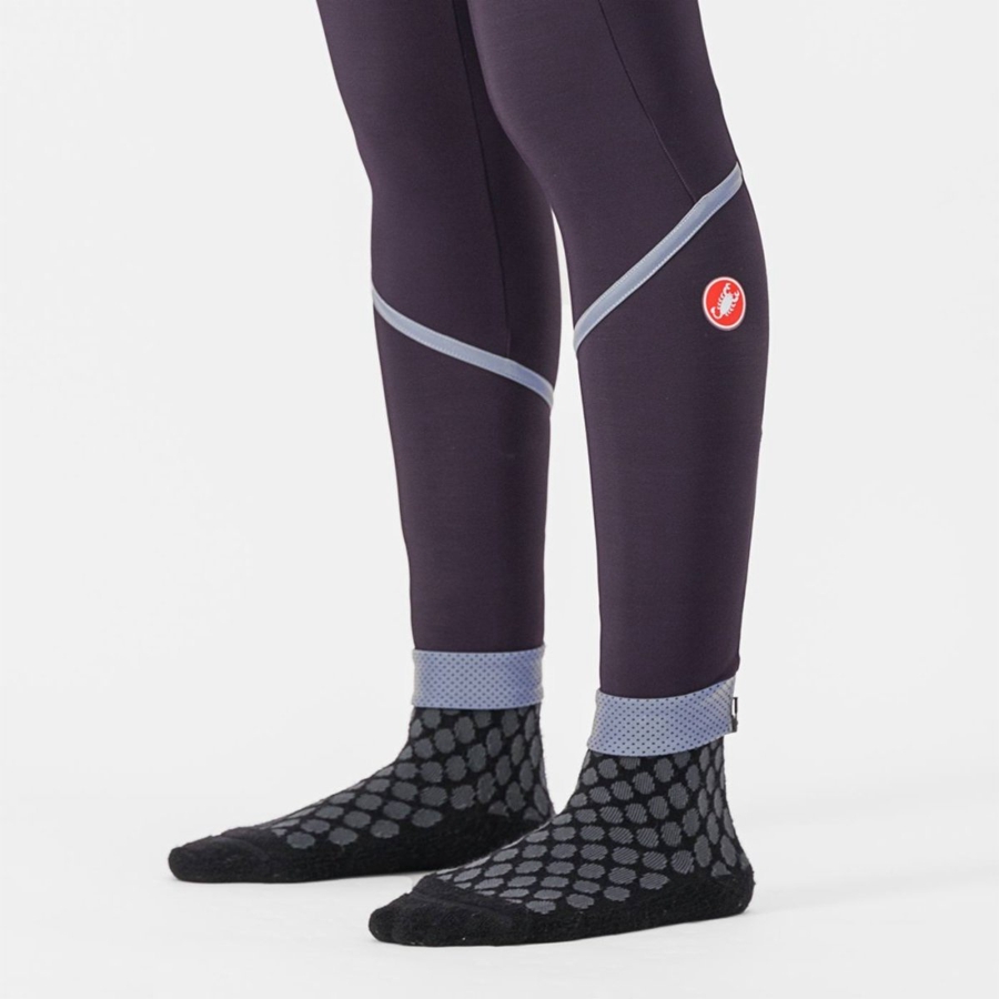 Castelli VELOCISSIMA THERMAL レディース レギンス シルバー | 823764-YCM